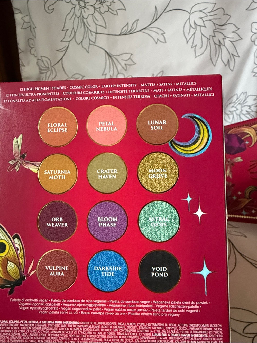 Kat Von D Moongarden Eyeshadow Palette — Red, Gold, Blue, Purple - Picture 3 of 4
